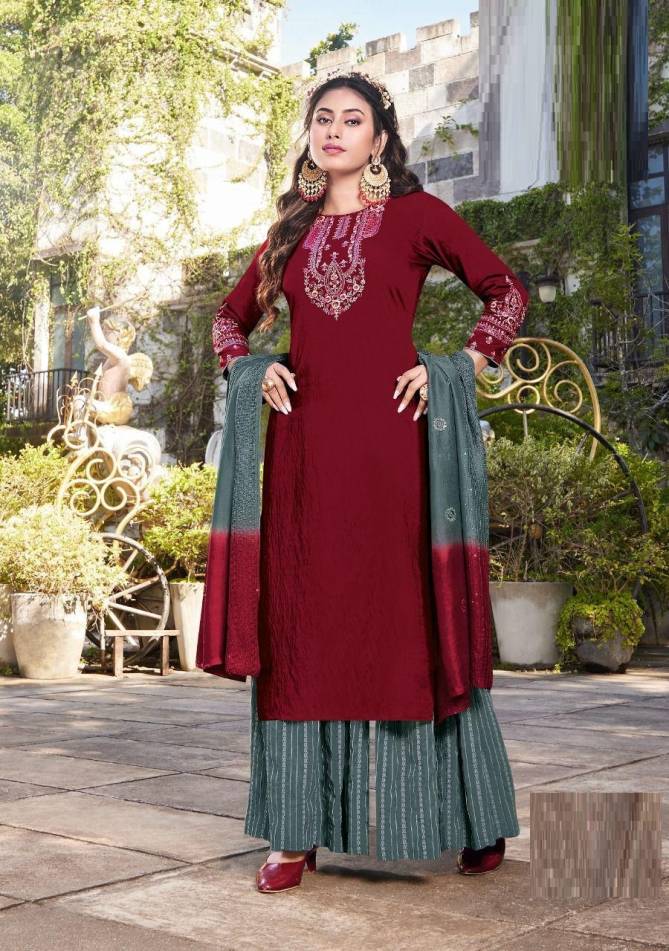  Ladies Flavour Ruhana 5 Exclusive Wear Pure Viscose Wholesale Readymade Suit Collection